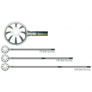 Golf ball scoop head and handles of different length