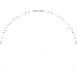 Steel Control Hoop - White