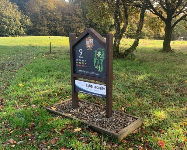 Golf course tee signage